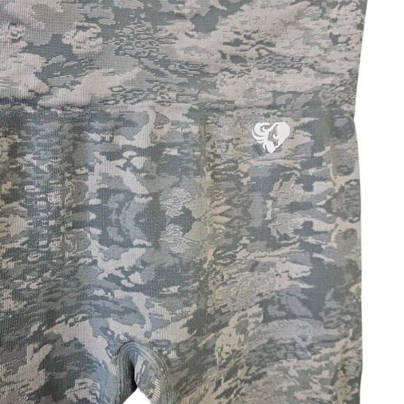 Womens Best Camo Seamless Leggings, High Waist, Ribbed Waistband, Size M - Picture 7 of 8